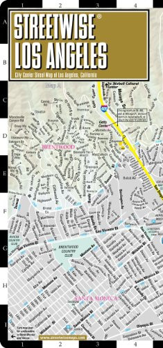 Streetwise Los Angeles Map - Laminated City Center Street Map of Los Angeles, California