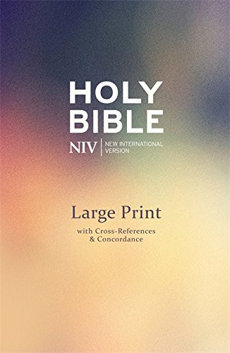 NIV Large Print Single-Column Deluxe Reference Bible (New International Version)