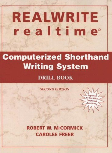 RealWrite Realtime: Computerized Shorthand Writing System- Drillbook