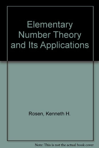 Elementary number theory and its applications