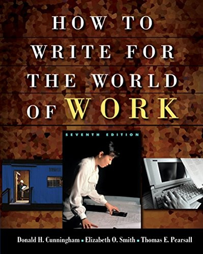 How to Write for the World of Work,  Seventh Edition