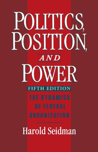Politics, Position, and Power: The Dynamics of Federal Organization