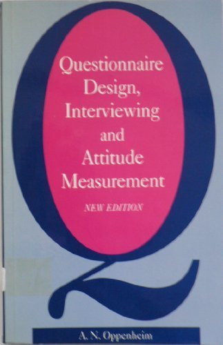 Questionnaire Design, Interviewing and Attitude Measurement