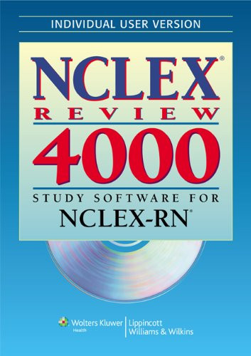 NCLEX Review 4000: Study Software for NCLEX-RN (Individual Version) (NCLEX 4000)