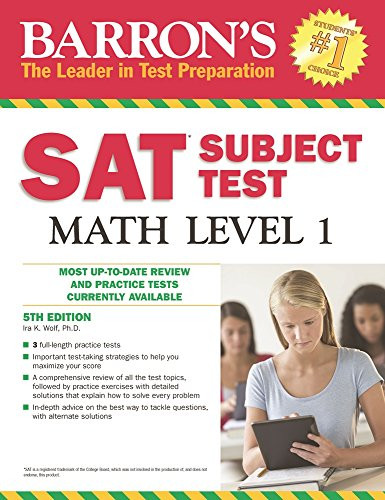 Barron's SAT Subject Test Math Level 1, 5th Edition