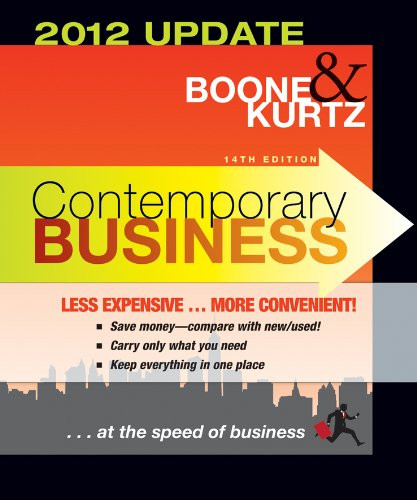 Contemporary Business: 2012 Update