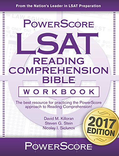 The PowerScore LSAT Reading Comprehension Bible Workbook