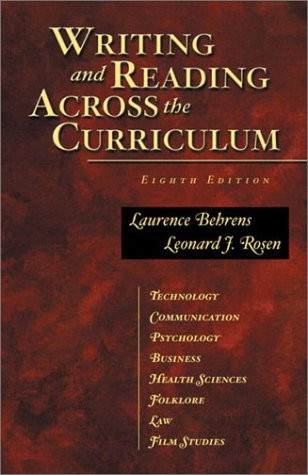 Writing and Reading Across the Curriculum (8th Edition)