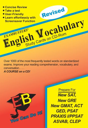 Ace's English Vocabulary CD Software Exambusters Study Cards (Ace's Exambusters Study Cards)