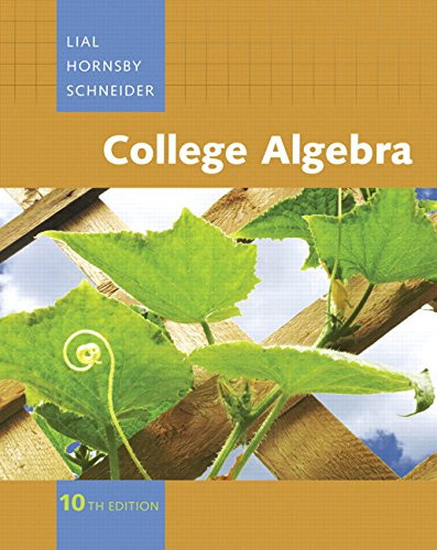 College Algebra, 10th Edition