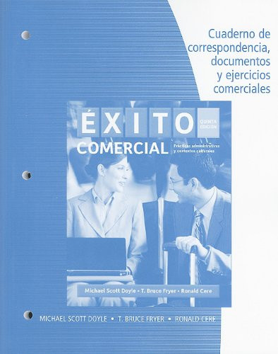 Student Activities Manual for Doyle/Fryer/Cere's xito comercial