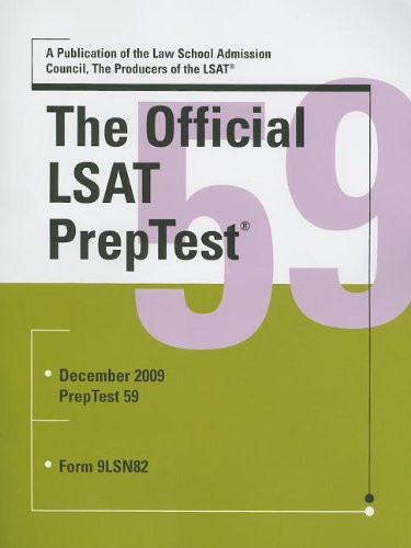 Official LSAT Preptest 59