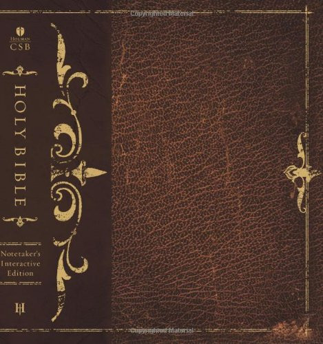 HCSB Interactive Notetaker's Bible, Brown Hardcover