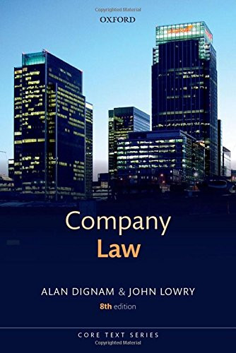 Company Law (Core Texts Series)