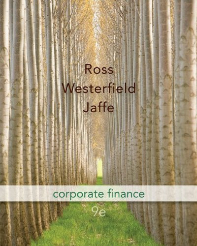 Corporate Finance 9th Edition (McGraw-Hill/Irwin Series in Finance, Insurance and Real Estate)