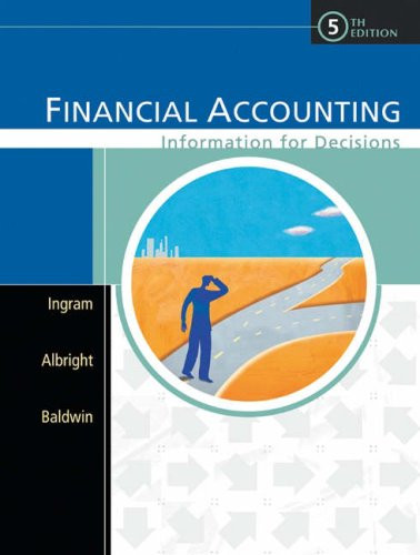 Financial Accounting: Information for Decisions