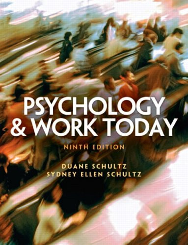 Psychology and Work Today (9th Edition)