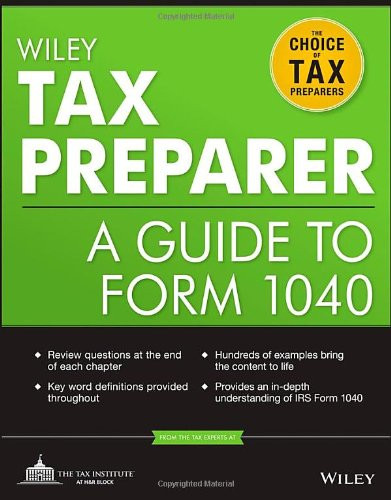 Wiley Tax Preparer: A Guide to Form 1040