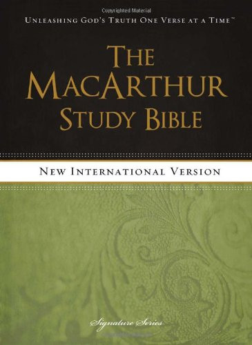 NIV, The MacArthur Study Bible, Hardcover (Signature)