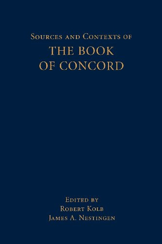Sources and Contexts of The Book of Concord