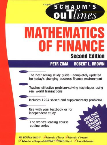Schaum's Outline of  Mathematics of Finance