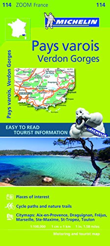 Pays varois : Gorges du Verdon (Maps/Zoom (Michelin)) (English and French Edition)
