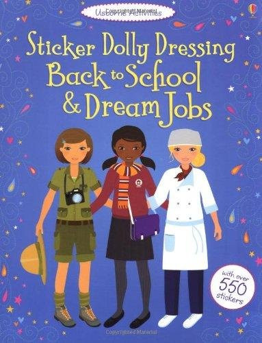 Sticker Dolly Dressing Back to School & Dream Jobs