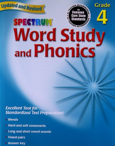 Word Study and Phonics, Grade 4 (Spectrum)