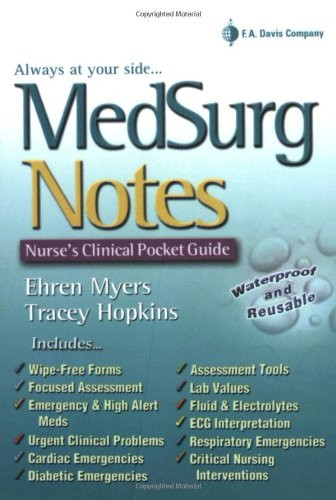 MedSurg Notes: Nurses Clinical Pocket Guide