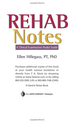 Rehab Notes: A Clinical Examination Pocket Guide (Davis Notes ...