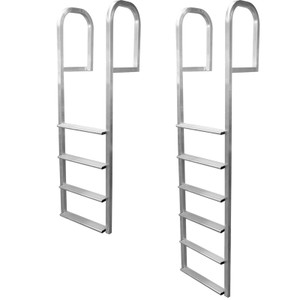 Heavy-Duty All-Aluminum Ladder w/ 4 or 6 Steps Heavy-Duty All-Aluminum Ladder w/ 4 or 6 Steps