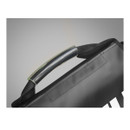 Features a thick, plastic handle