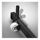 Foldable weight arms on both ends of the base