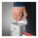 Built in handle allows for easy transport between locations 