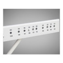 Set the peg to desired height, clearly marked in centimeters or inches