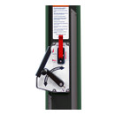 Hand crank system for height adjustment