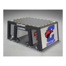 Stands nest together for optimal storage space