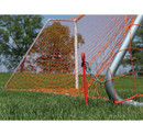 Prevents portable goals from tipping for maximum player safety