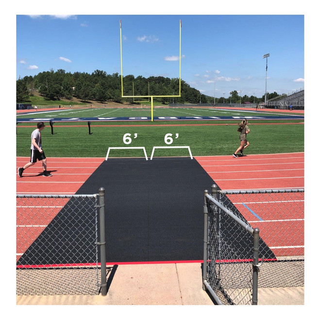 Two 6' wide sections shown together