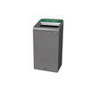 Configure™ Compost 1-Stream Organic Waste Recycling Bin 22.38X22.38X42.25 IN 23 GAL Gray Metal 1/Each