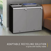 Configure™ Landfill 1-Stream Trash Can 24.05X19.50X37.97 IN 33 GAL Gray Metal 1/Each
