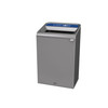 Configure™ Paper 1-Stream Trash Can 27.63X22.25X42.25 IN 33 GAL Gray Metal 1/Each