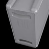 Slim Jim® Trash Can 16 GAL 64 QT Blue Resin Venting Channels Slim 1/Each