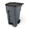 Brute® Trash Can 32.33X25.33X44.74 IN 65 GAL Gray Resin 1/Each