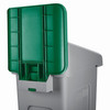 Slim Jim® Receptacle Billboard 1.75X11.75X14.25 IN Green Resin 1/Each