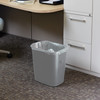 1-Stream Trash Can 15.25X11X19.88 IN 10.25 GAL 41 QT Gray Resin 1/Each