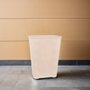 Trash Can 40 QT Beige Fire Resistant 1/Each