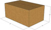 Box 22X14X10 IN Kraft Cardboard Corrugated 20/Bundle