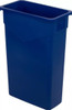 TrimLine™ Trash Can 11X20X30 IN 23 GAL Blue Rectangle LLDPE 1/Each