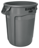 Brute® 1-Stream Trash Can 25.39X22.64X27.87 IN 32 GAL Gray Resin Food Safe 1/Each